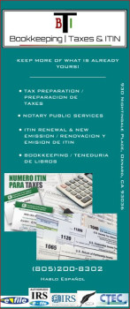 BTI Bookkeeping Taxes & ITIN