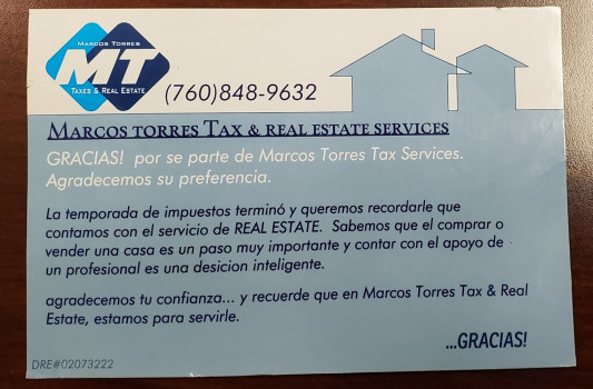 Marcos Torres Income Tax Services