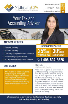 Nidhi Jain CPA | Indian CPA in Bay Area