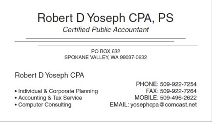Robert D Yoseph CPA, PS