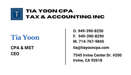 Tia Yoon CPA Tax & Accounting